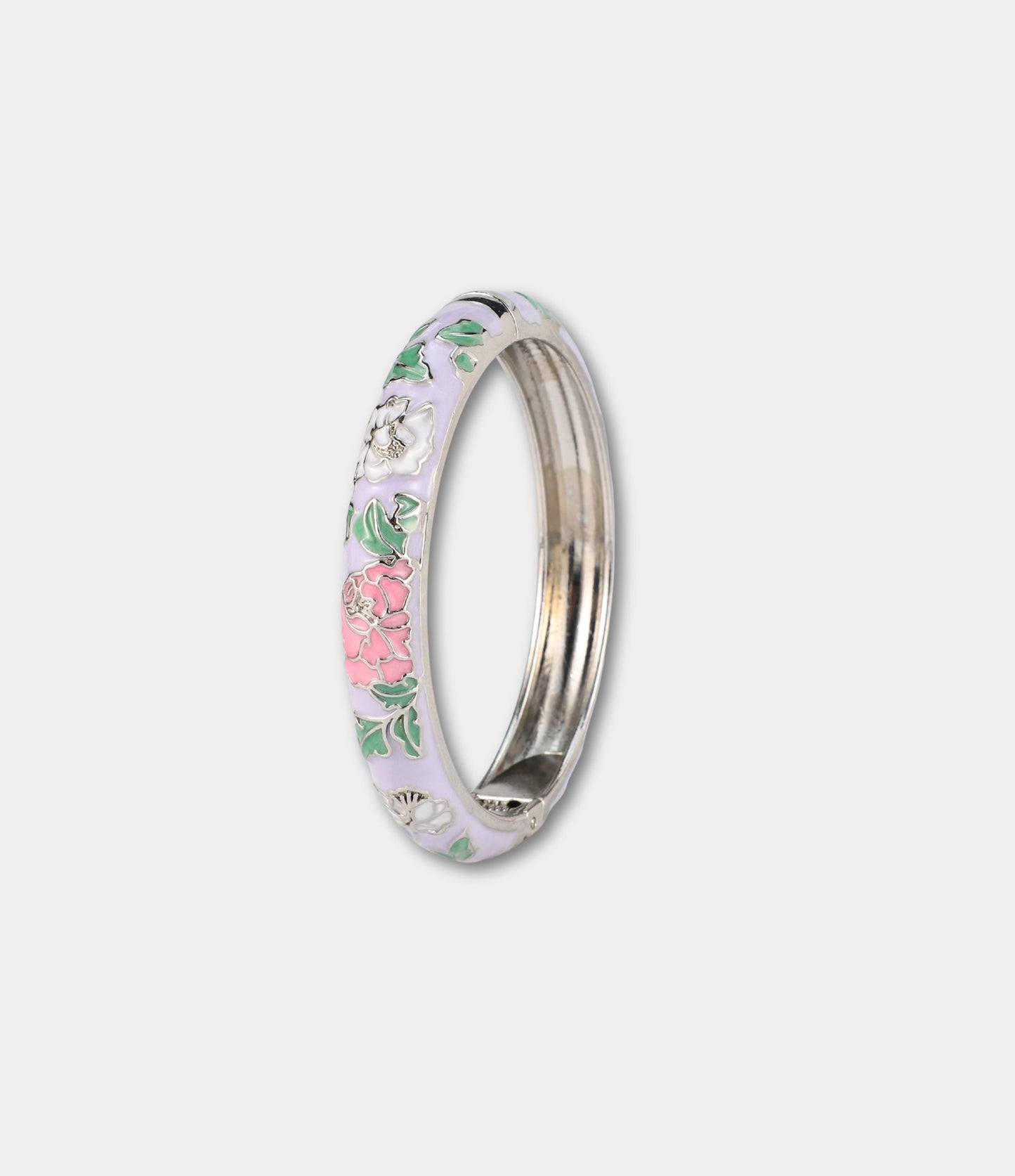 VIENNA ENAMEL BANGLE VIVID IN LIGHT PURPLE