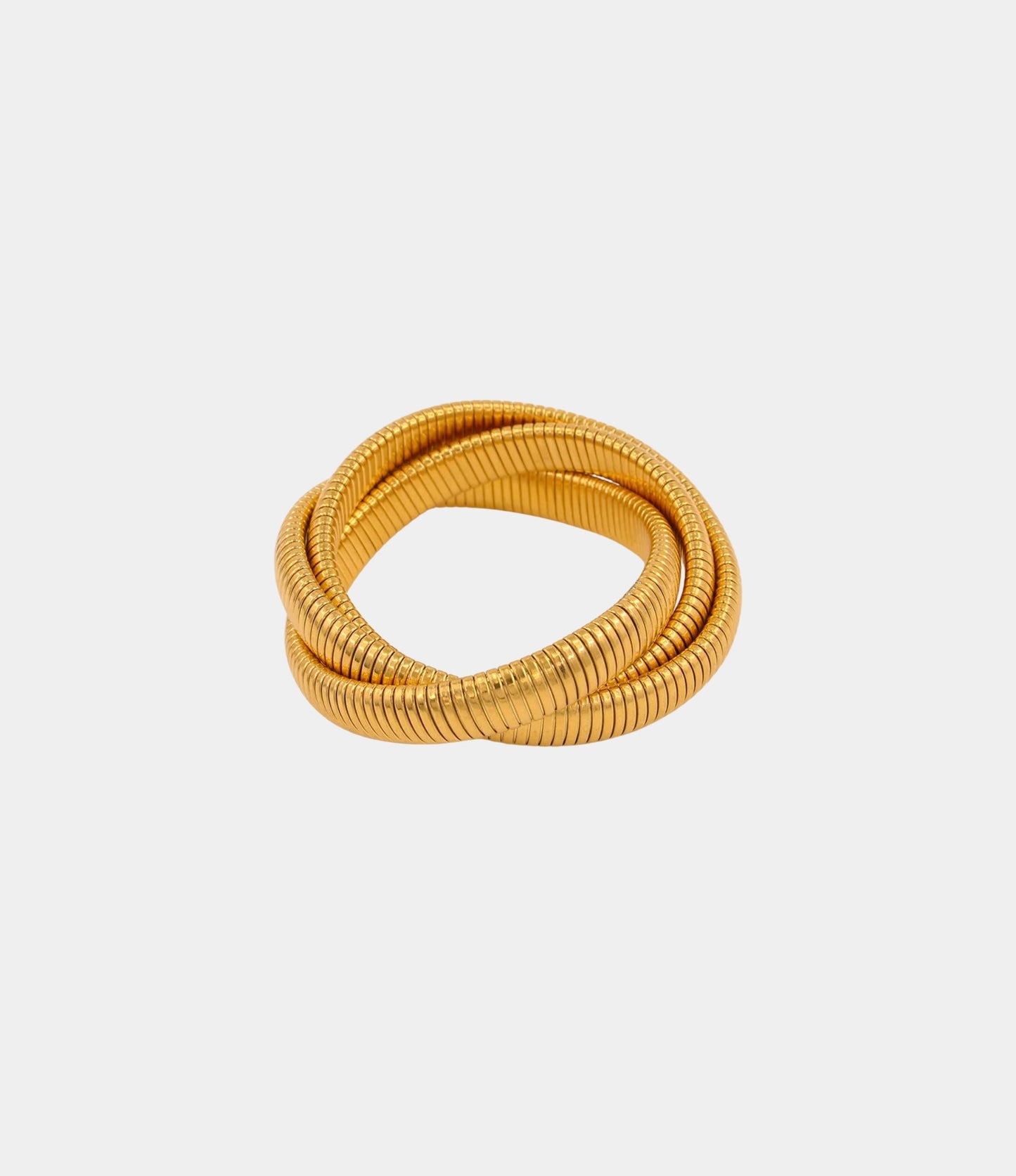 DOUBLE LOOP RETRO BANGLE