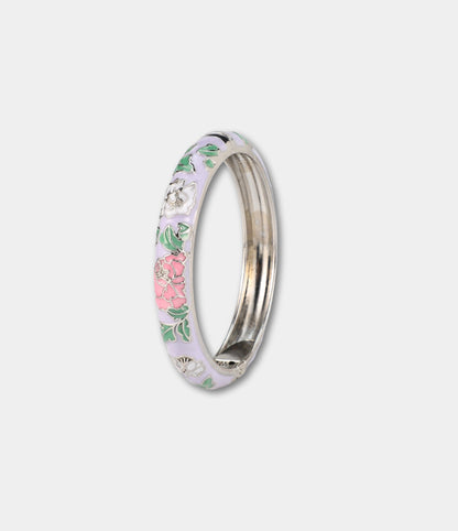 VIENNA ENAMEL BANGLE VIVID IN LIGHT PURPLE