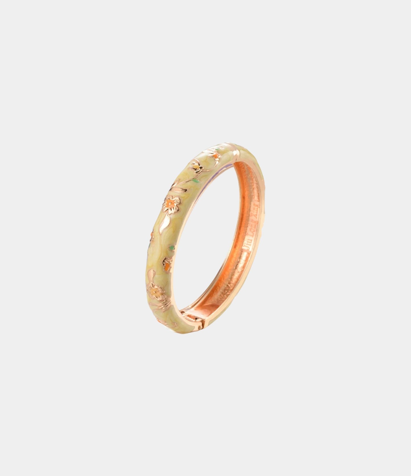 LOVE DROP BANGLE IN BEIGE