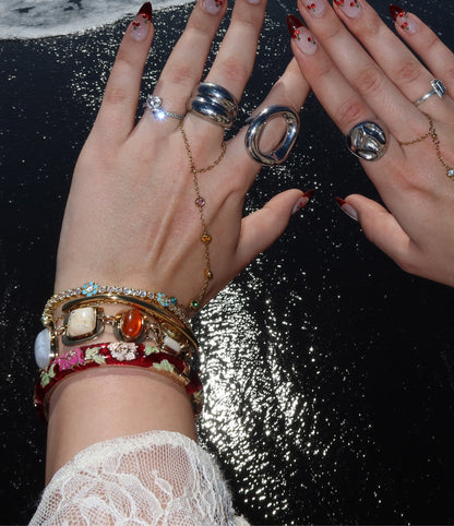 BOHO LINK CHARM BRACELET