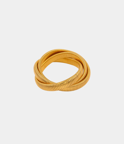 DOUBLE LOOP RETRO BANGLE