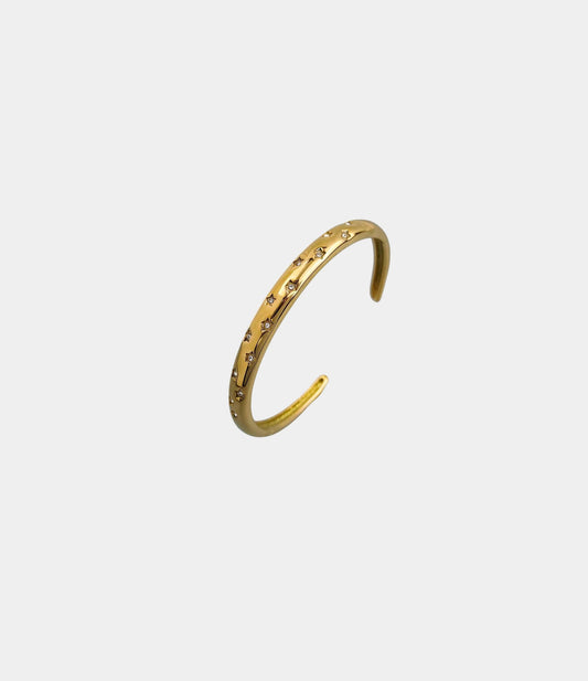 OLIVIA BANGLE IN WHITE